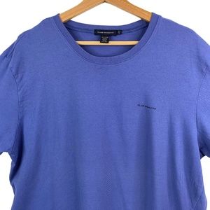 Club Monaco Logo Tee Club Monaco Crest Everyday Casual Shirt Blue Indigo Sz XL